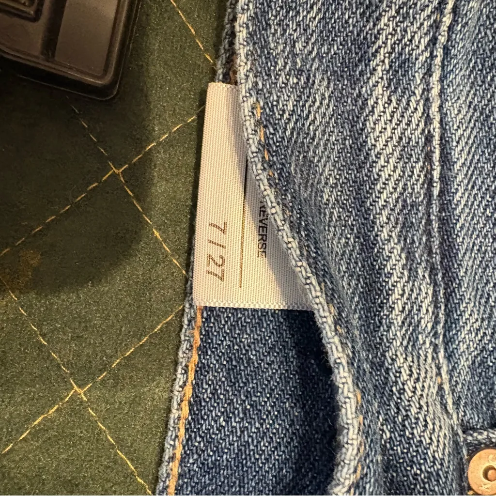 KanCan Straight Leg Blue Jeans Size 27 - Image 6