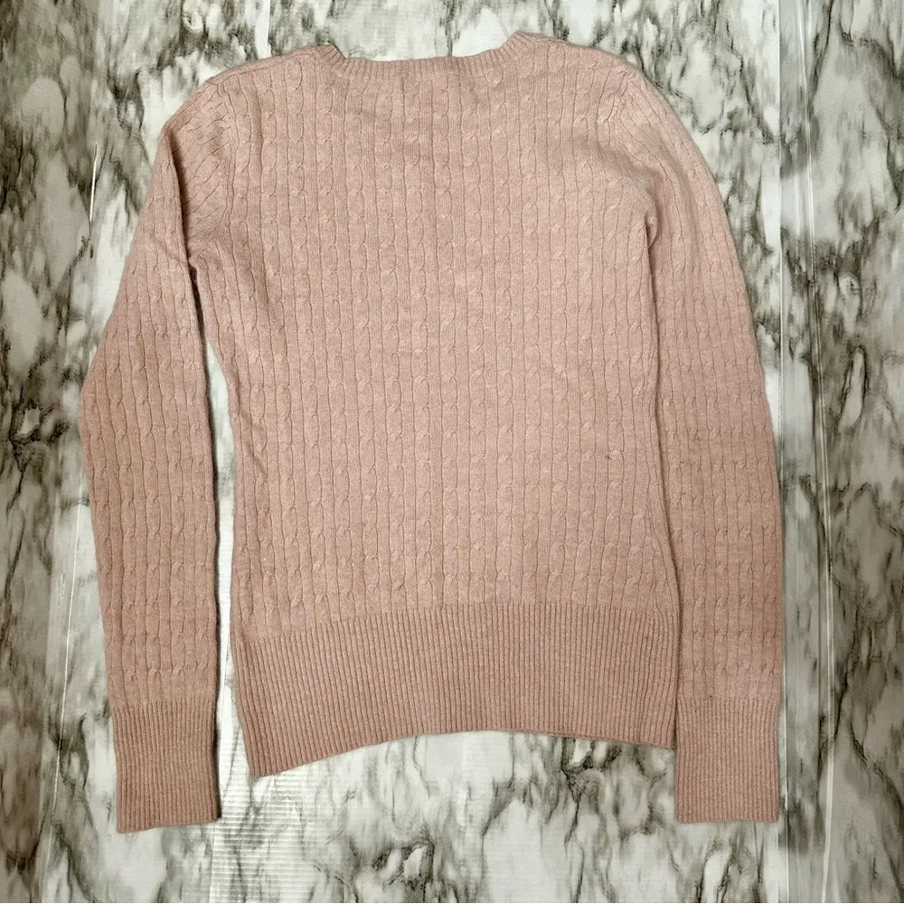 Aphorism Womens Sz L Angora Lamb Blend Pink Sweater Balletcore Pink Princess Size L - Image 4