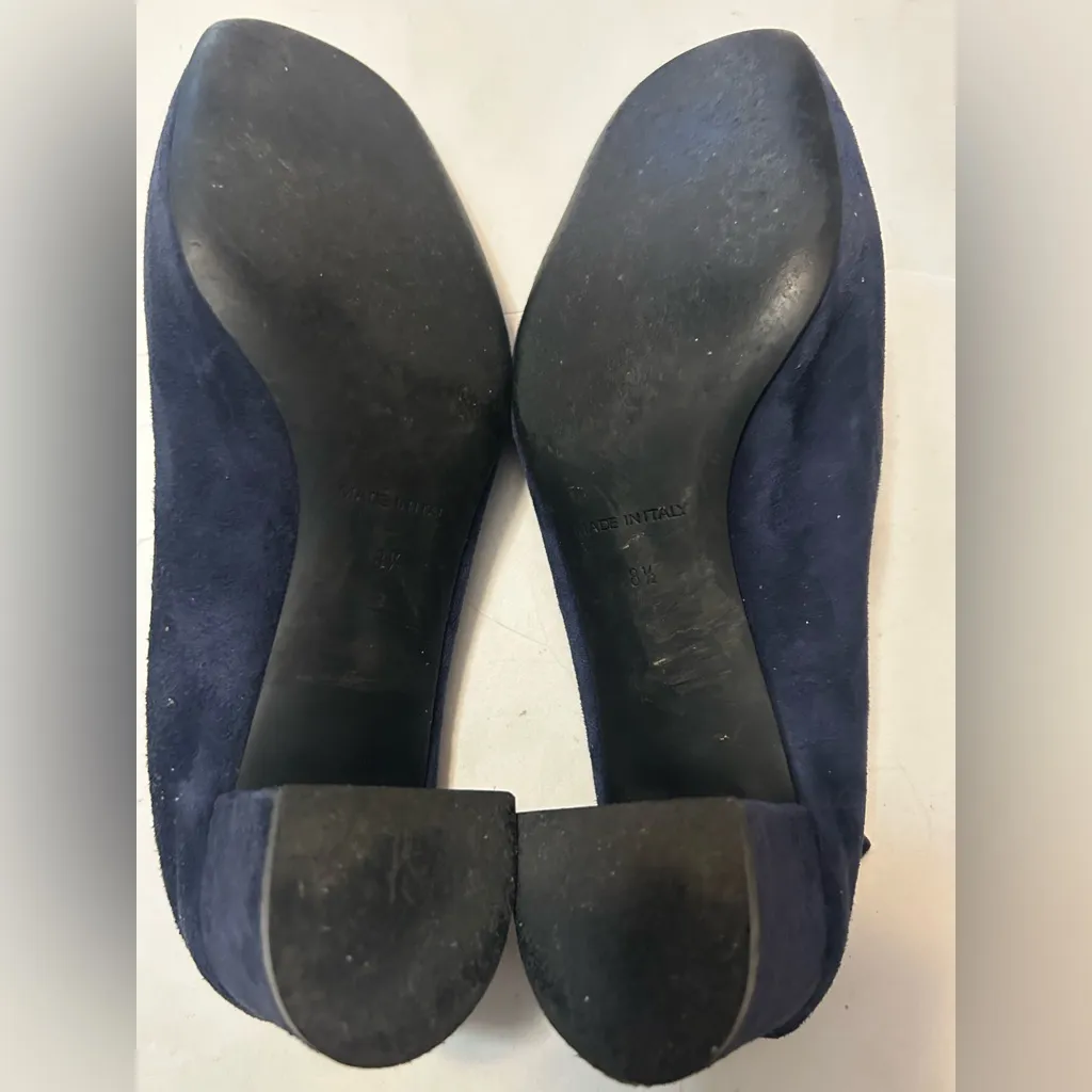 Everlane Midnight Suede Flats size 8.5 - Image 6