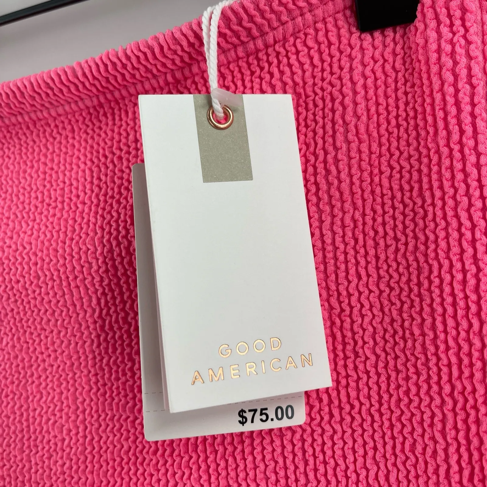 GOOD AMERICAN Always Fits Skirt Size Extra Small/ Small NWT Pink Swim Beach NWT - Image 6