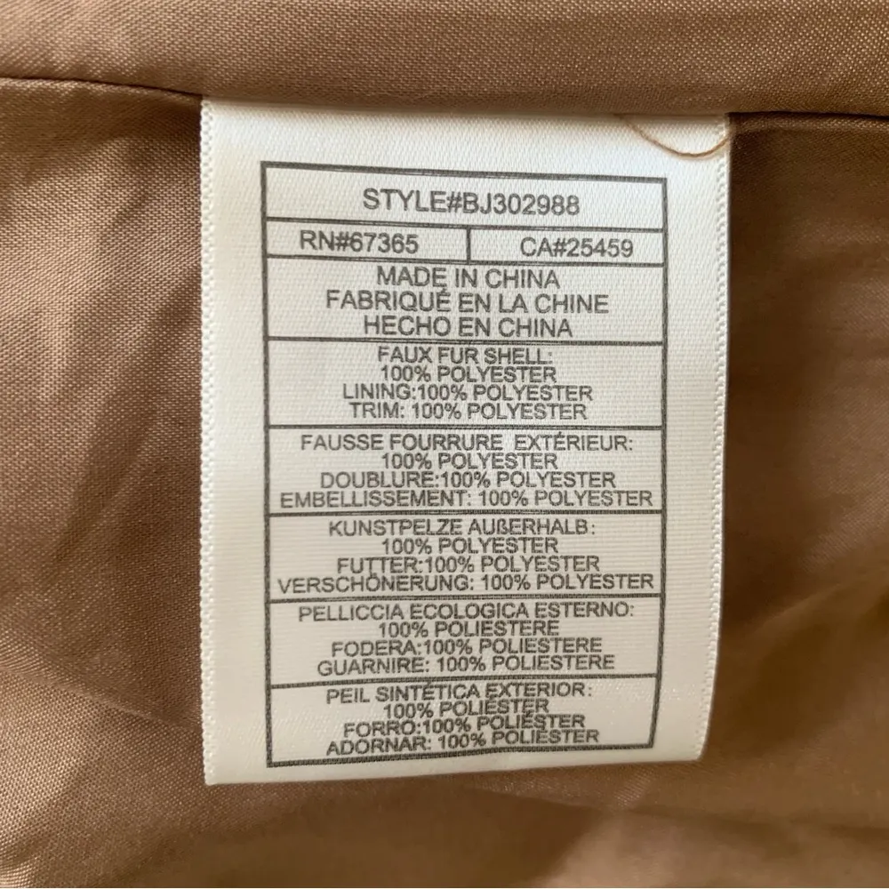 BB Dakota Brown Size XS Fuzzy Jacket Teddy Plush Soft Cozy Warm Coat New - Image 13