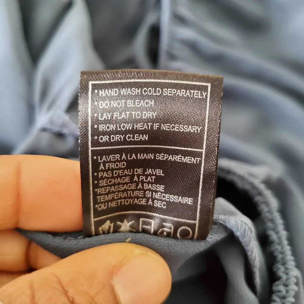 Jack by BB Dakota Blue Off The Shoulder Faith Fringe Trim Romper M - Image 7