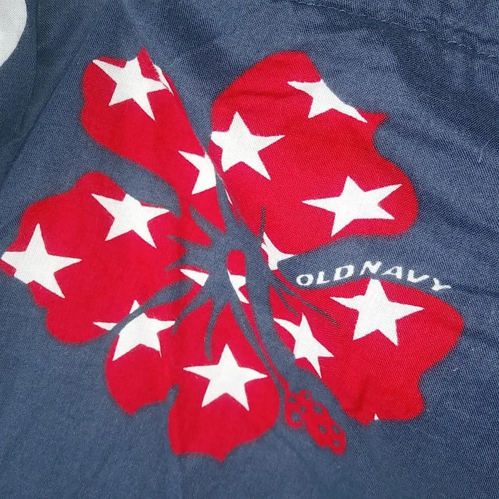 Old Navy Intimates XL American Love Flower Power Pants Plus - Image 5