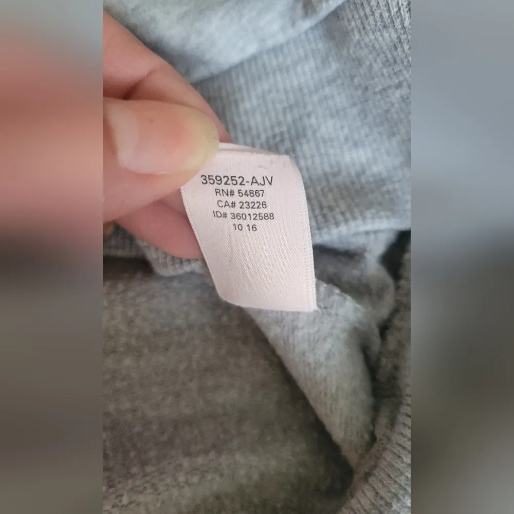 Victoria Secert  Gray Sequin Embellished Sweatshirt Size M - Image 14