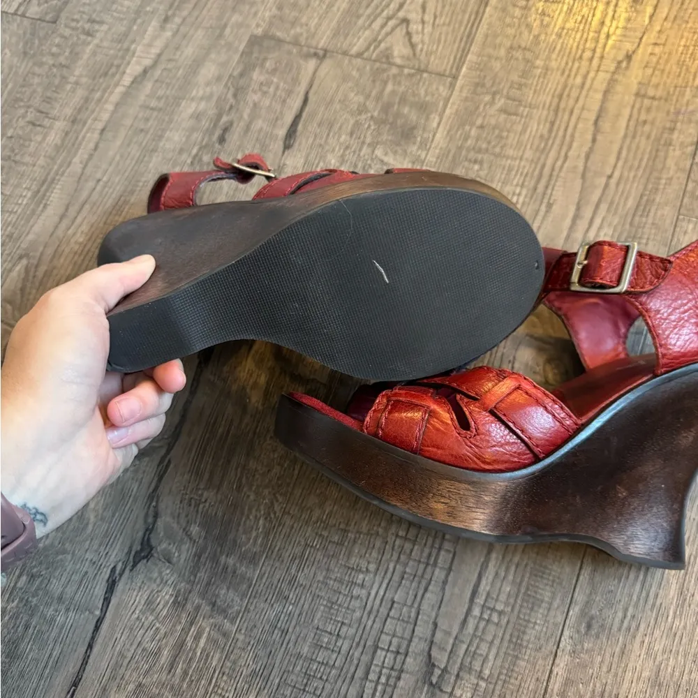 MIA Vintage 80’s Joplyn Wood Block Heels- Size 8 - Image 3