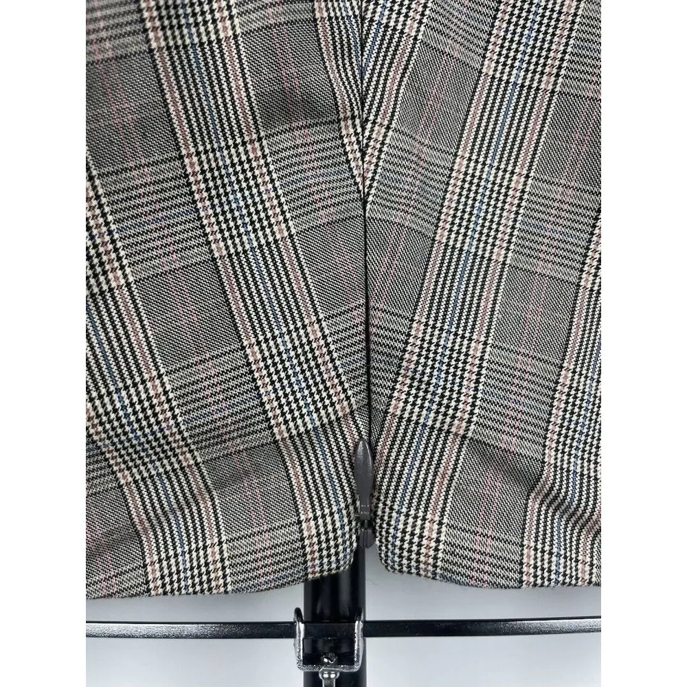 Rag & Bone New York Simone Gray Glen Plaid Preppy High‎ Rise Ankle Pants Size 6 - Image 8