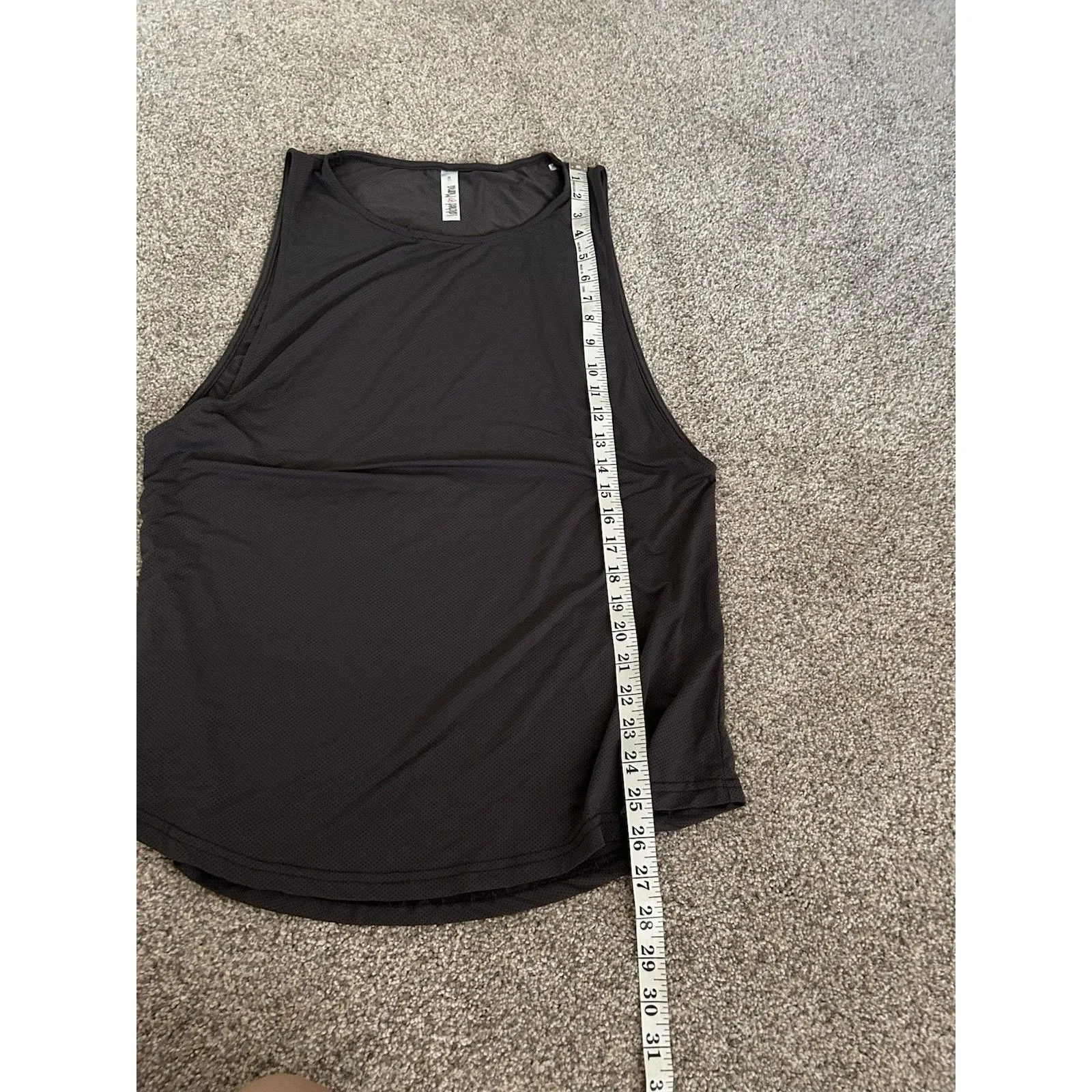 Maternity Nursing Athletic‎ Tank Top Latched Mama Size Medium M Side Nursing Gray - Image 5