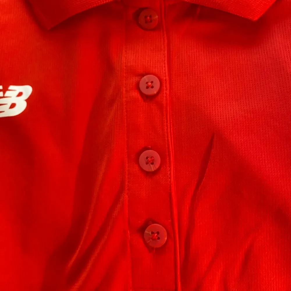 New Balance tech polo Golf shirt Short Sleeve Red L NWT - Image 11