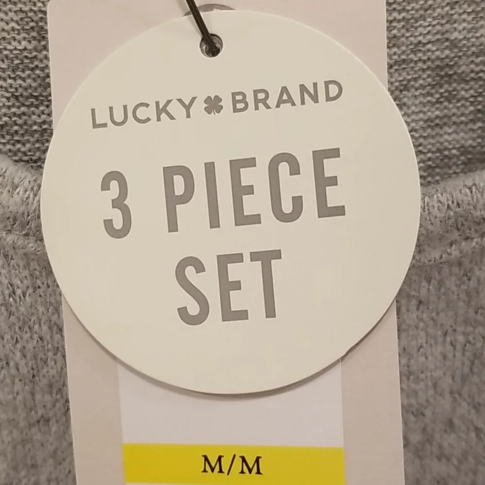 💕LUCKY BRAND💕 3 Piece Pajama Set ~ Stars M NWT - Image 6