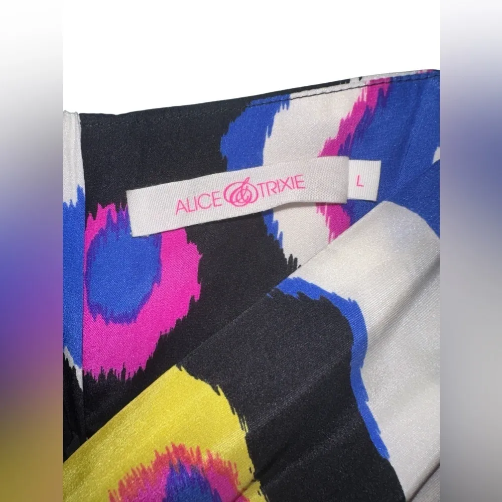 Alice and Trixie Multicolor Cocktail Mini Dress Size Small/Medium - Image 8
