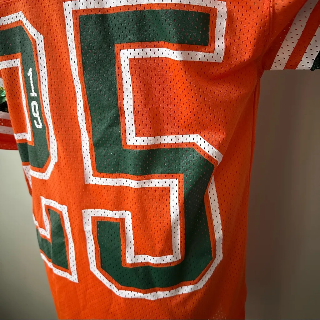 U Miami Hurricanes VS PINK Sequin Jersey Medium - Image 14