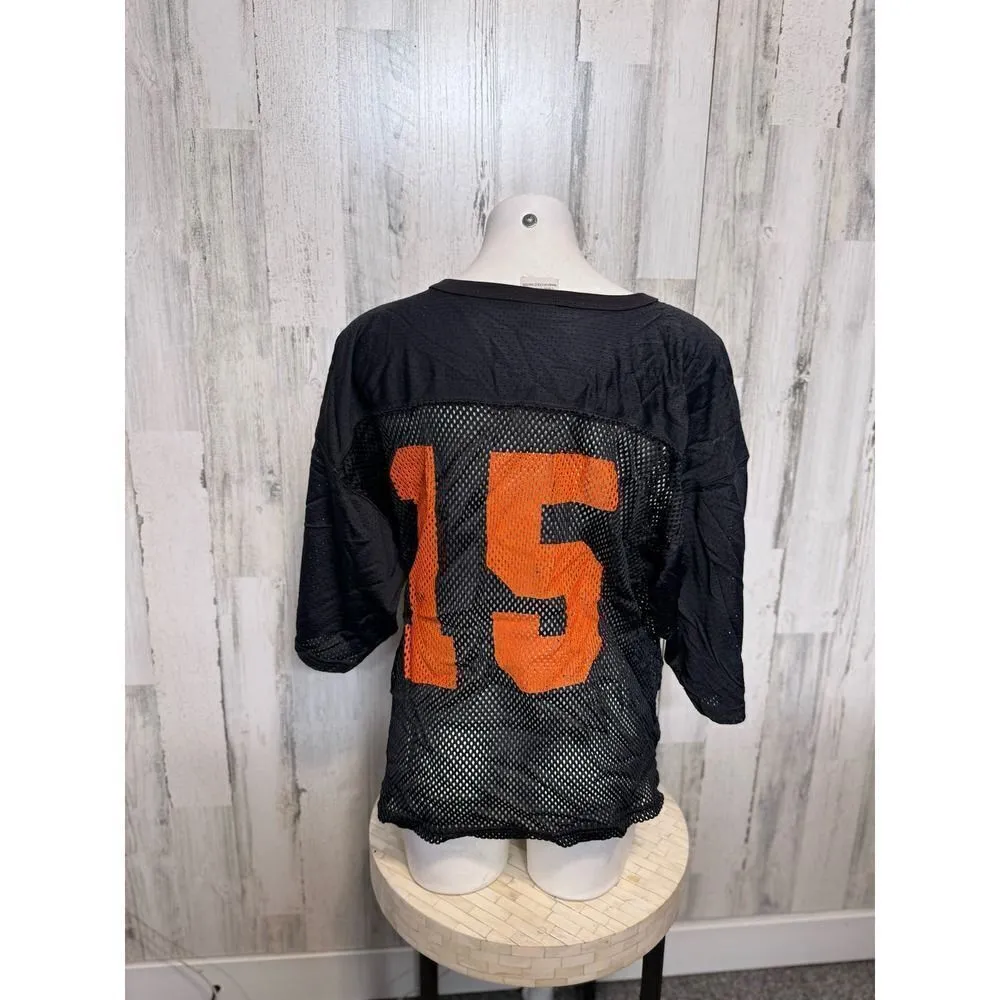 Fishnet top Black Size XL - Image 4