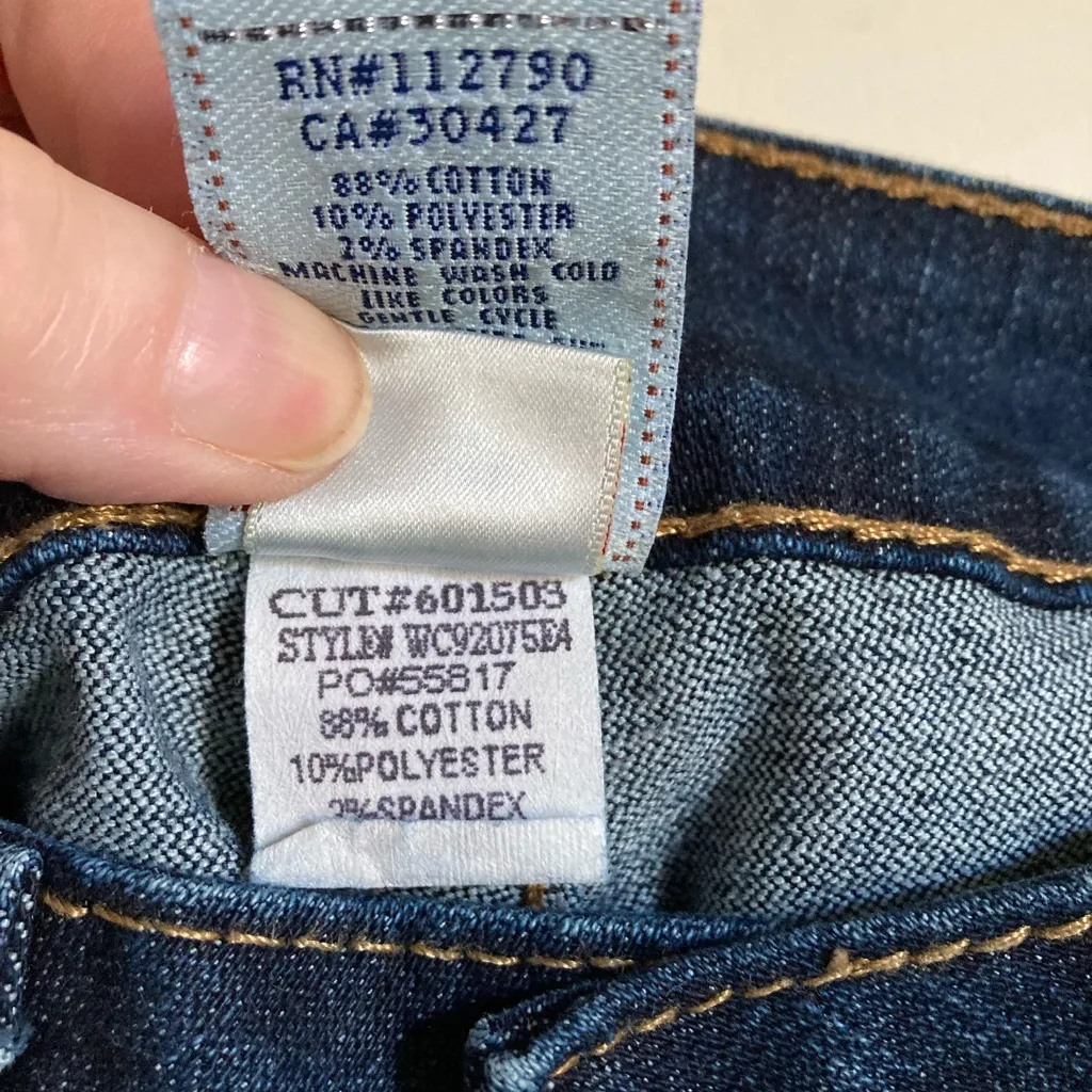 True Religion Dark Wash Joey Twisted Leg Flare Bell Bottom Denim Jean’s#Br - Image 4