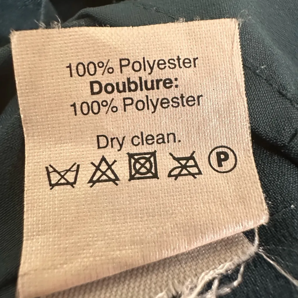 Madewell Slow beat deep teal shift dress size M - Image 14