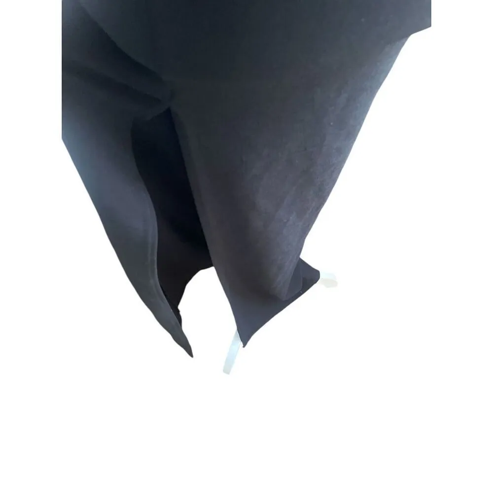 NWT Pretty Little Thing long maxi skirt Textured chain details Black Size 4 - Image 3