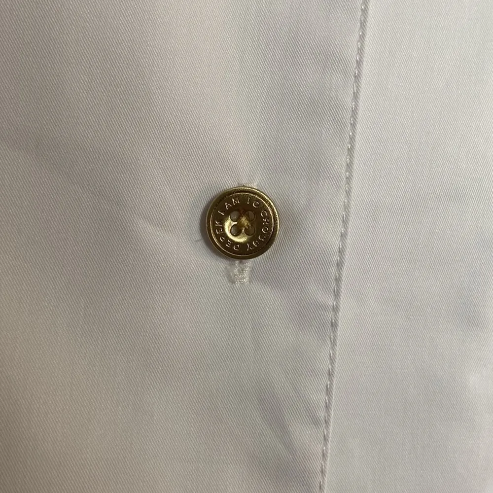 DEREK Lam Clinton Sleeveless Button-Up Top white oversized NWOT size 2 - Image 3