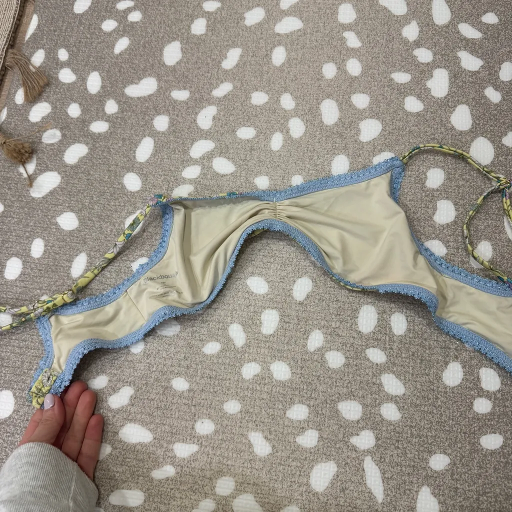 Blackbough Swim Le Jardin bikini set paris top bralette bottoms lace floral - Image 6