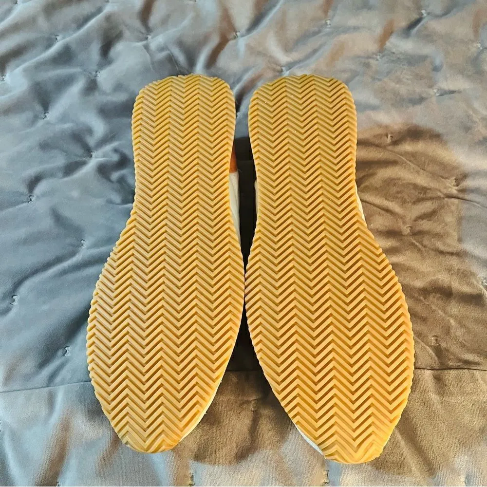 MATISSE Colorblock Suede Farrah Lace Up Low Top Trainers Sneakers White 9M White Size 9 - Image 9