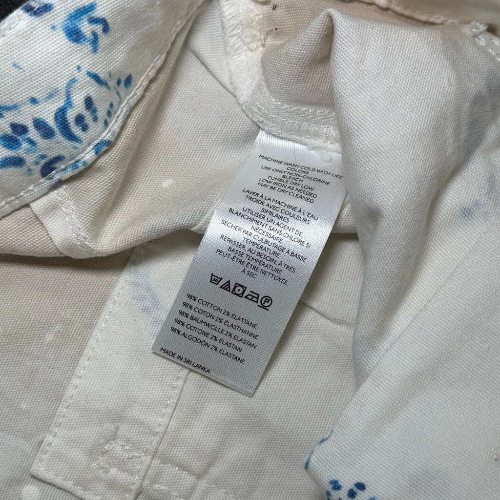 NWT Pilcro Millie Low-Slung Barrel Pants Anthropologie Cargo Printed 25 Slouchy - Image 9