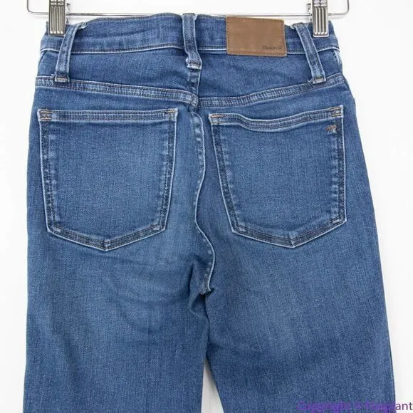 Madewell women's 10" High-Rise Skinny Jeans in Bradshaw Wash, size 23‎ - Image 7