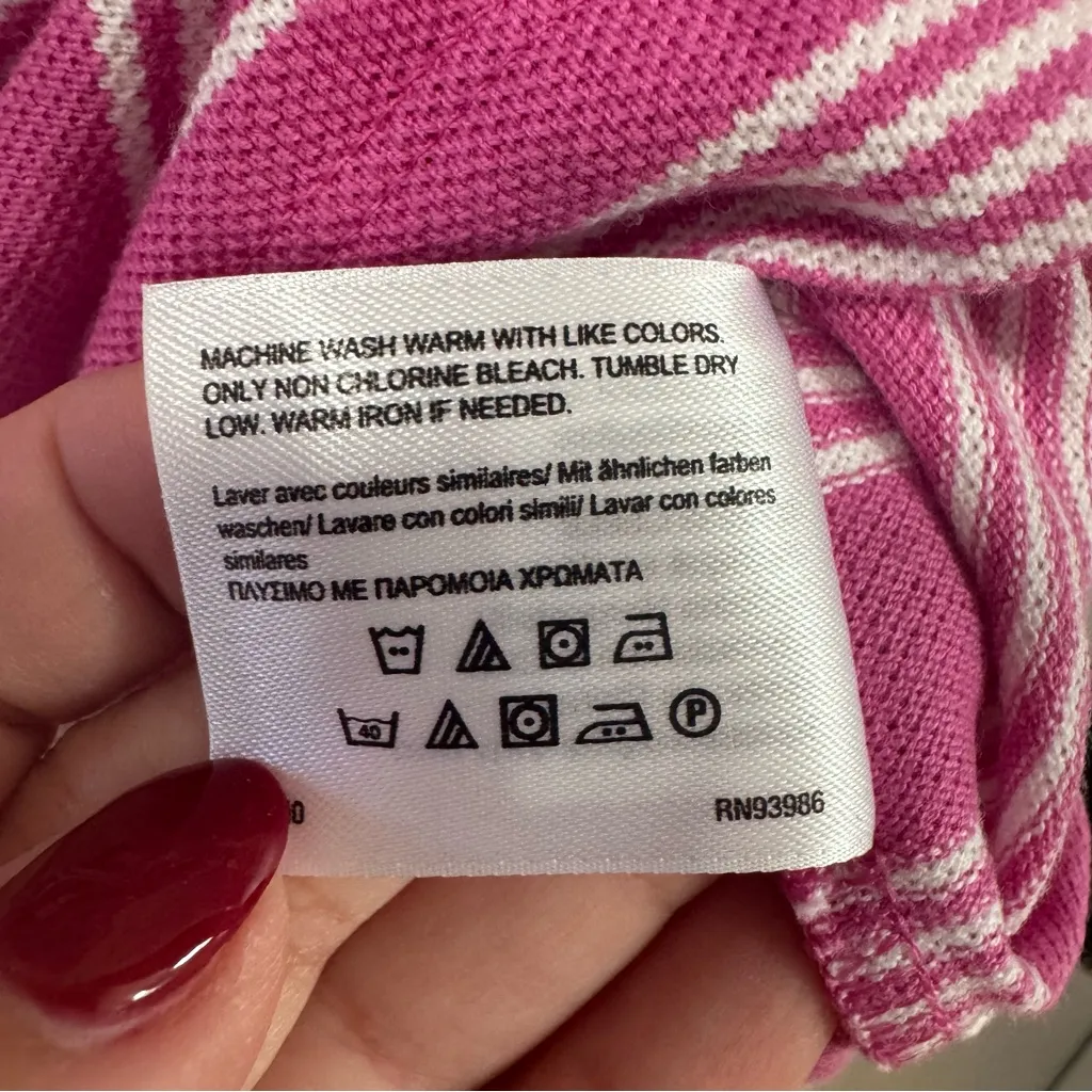 Brooks Brothers 346 NWT size Large Women’s Pique Knit Long Sleeve Collared Shirt - Image 10