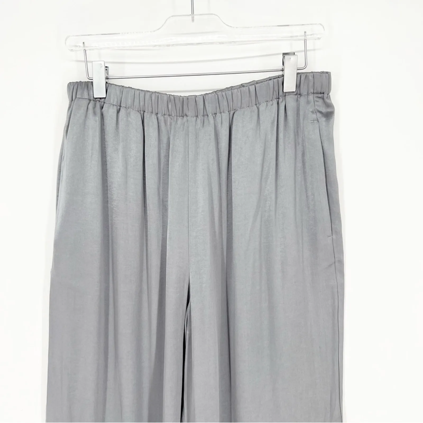 Madewell Straight Full Length Pull On Pants S‎ Grey - Image 5