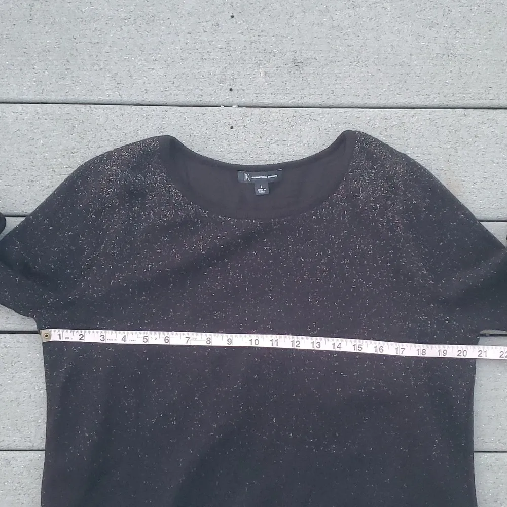 INC NWT  Metallic Layered Sweater - Image 13