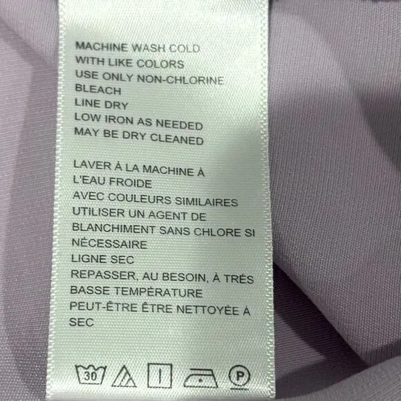 Urban Outfitters Mallory Cowl Slip‎ Dress Rose Lilac Size L Satin Purple - Image 8