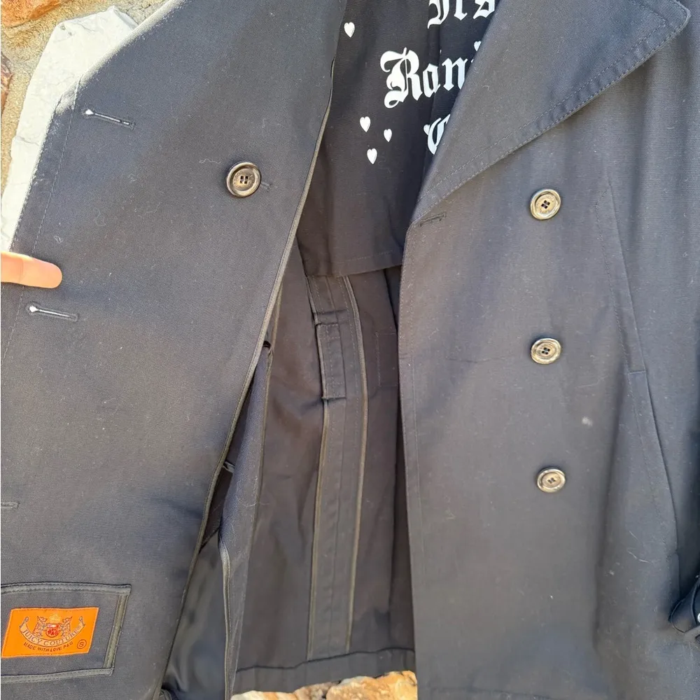 Juicy Couture Trench Coat sz S - Image 5