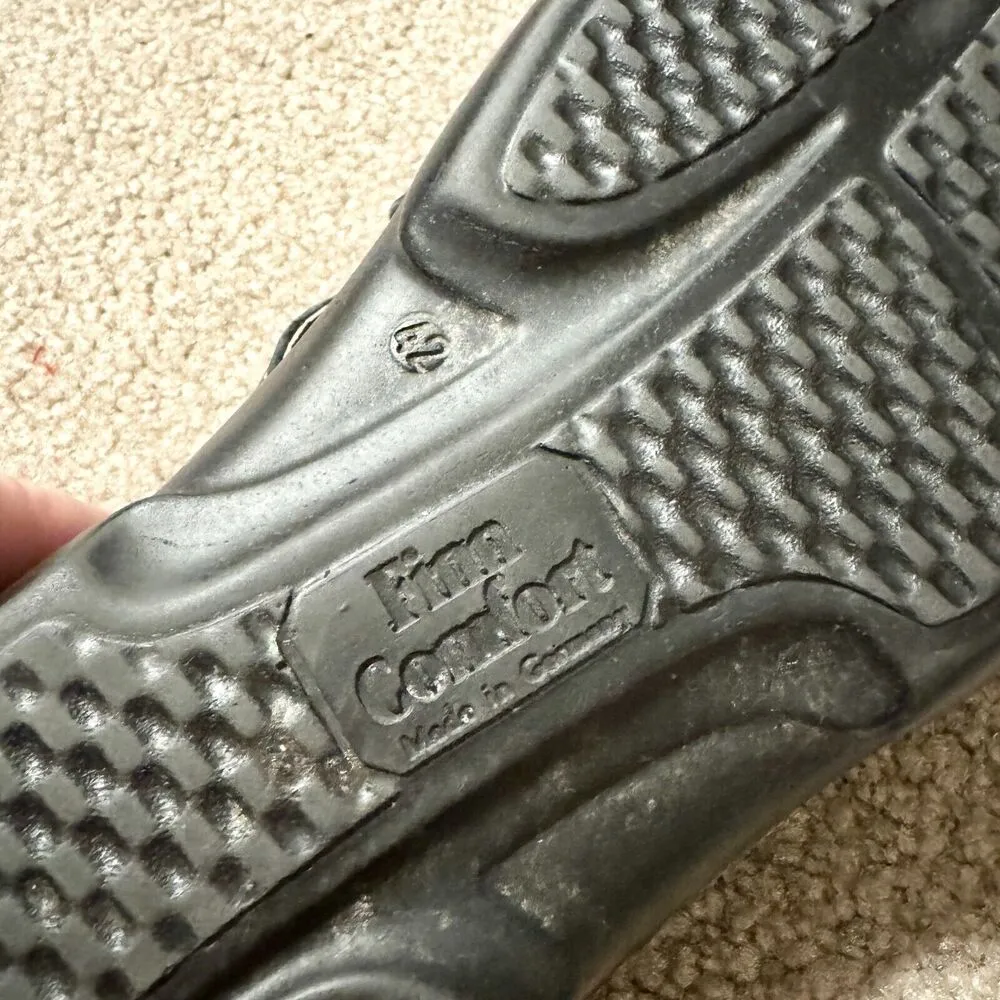 Finn Comfort Women’s 11 Germany Stylish Soft Leather Sandals/Shoes Black EUR 42 - Image 3