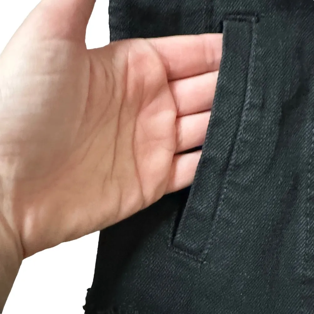 Pistola Brando Beaded Crop Denim Jacket - Image 9