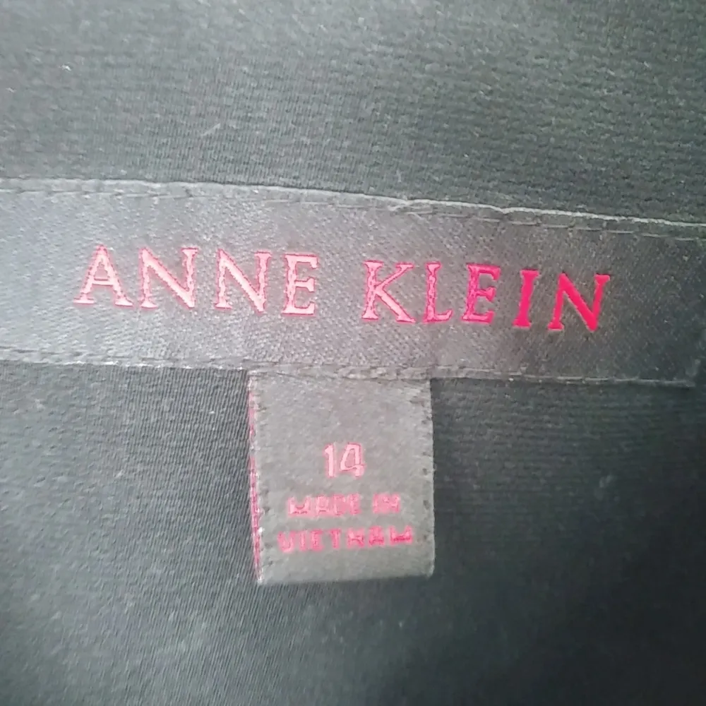 Ann Klein 14 Hooded Black Trench Coat Plus - Image 9