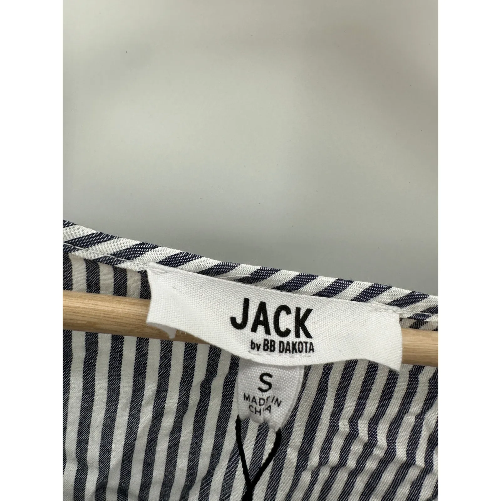 Jack BB Dakota Womens Blue Striped Smocked Dress Size S NWT Cosplay Sailor - Image 6