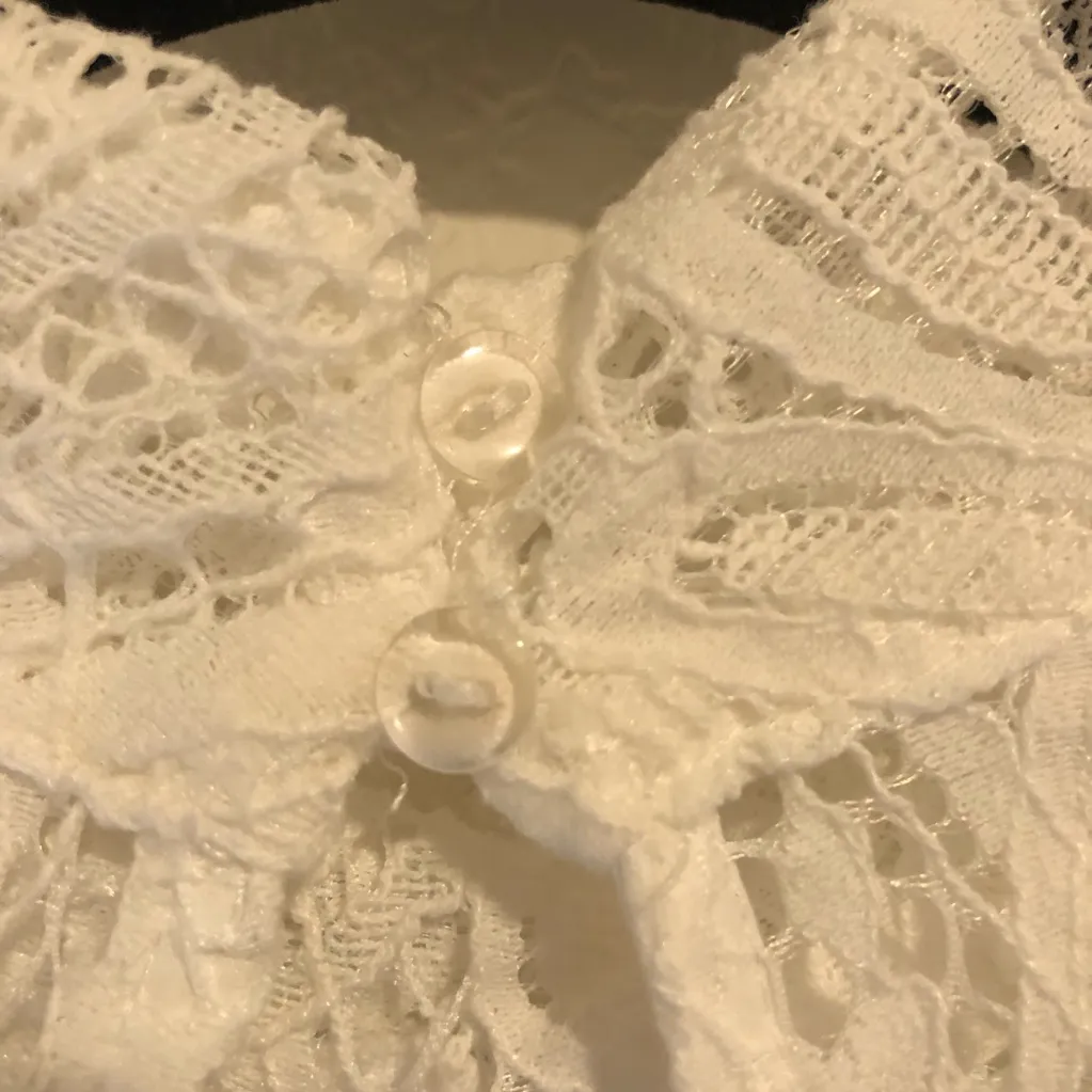 Lulus  Gorgeous Attraction White Lace Structured Long Sleeve Mini Dress Size S - Image 12