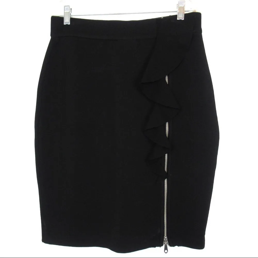 Rebecca Minkoff Angela Ruffled Zipper Pencil Skirt Women’s Large NWT - Image 3