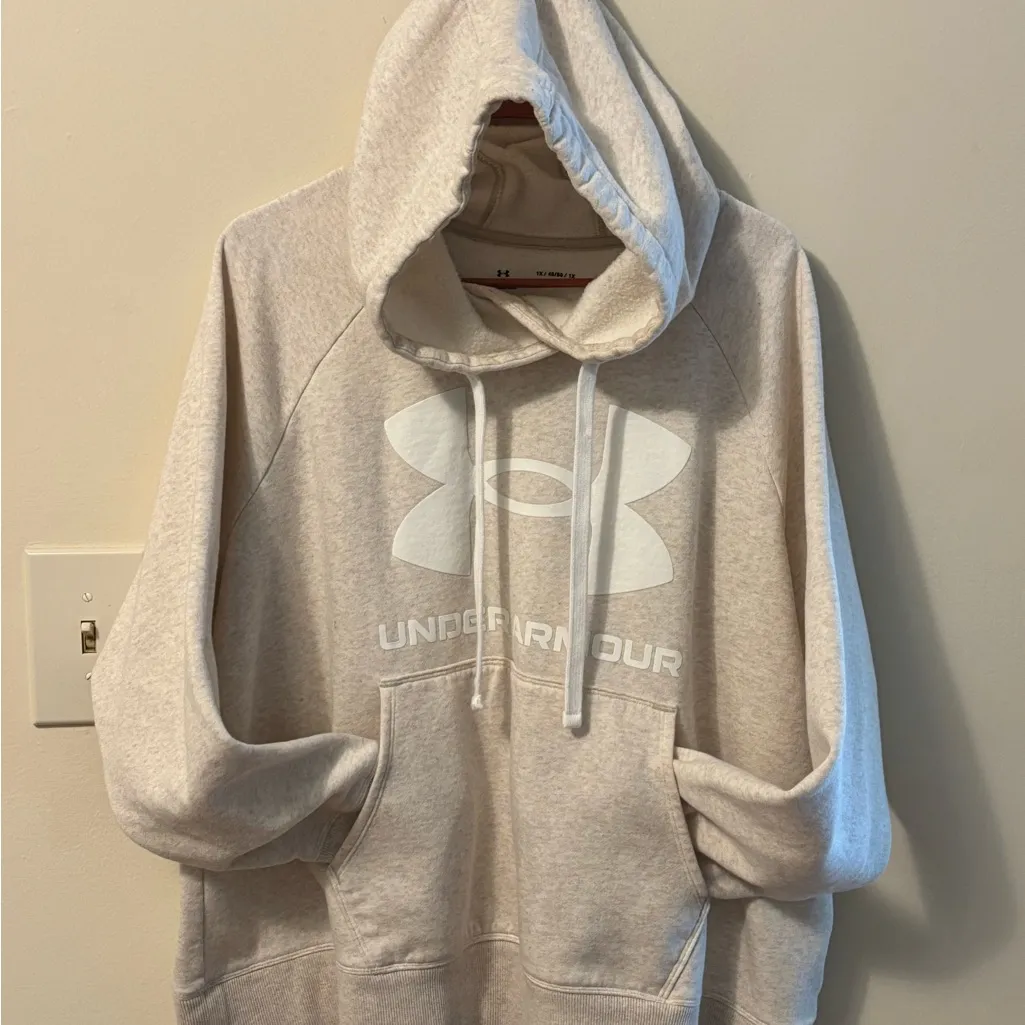 Under Armour Heather Cream Pullover Hoodie - Image 4