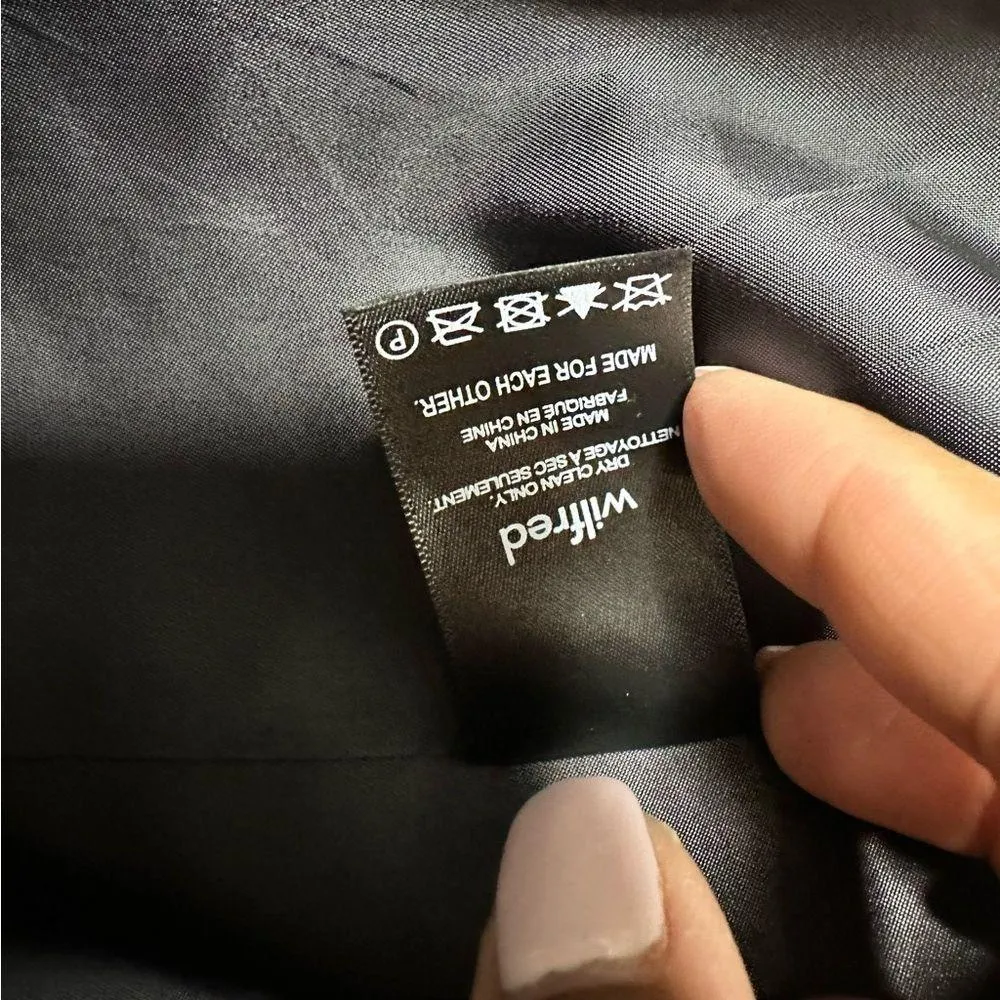 Wilfred Aritzia Women’s Generation Single Button Blazer Power Suit Jacket Medium - Image 6