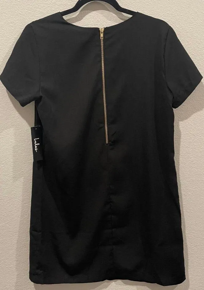 Lulus Black Mini Shirt Dress - Image 2