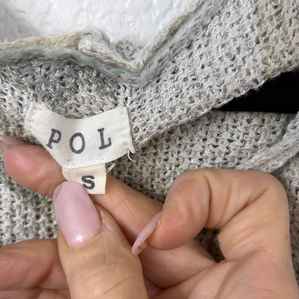 POL Oversized Camo Hoodie  Women's Camouflage Knit Top Popover Small - Large - Image 5