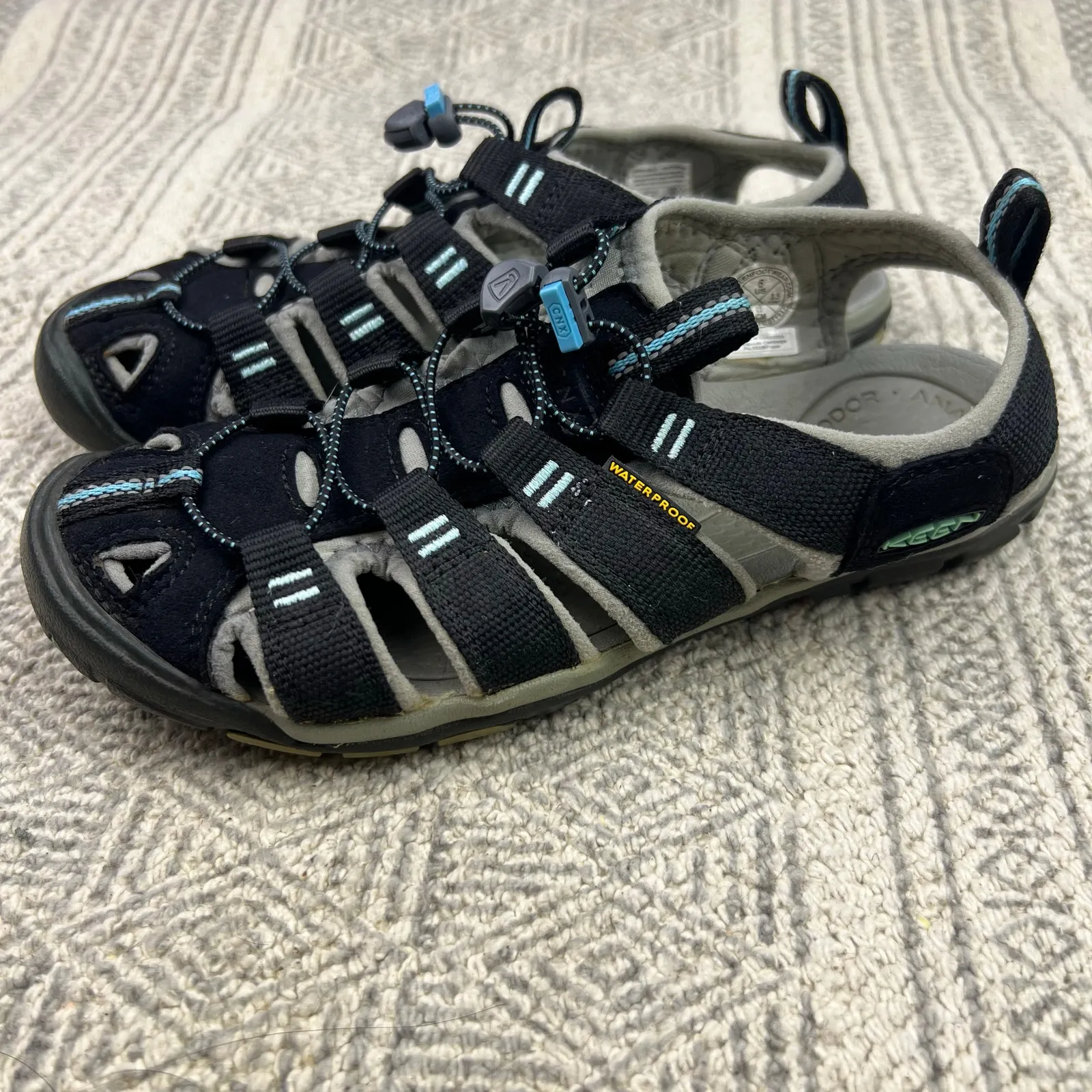 KEEN Clearwater CNX Sandals Black Radiance Waterproof Women’s Lightweight Hiking - Image 5