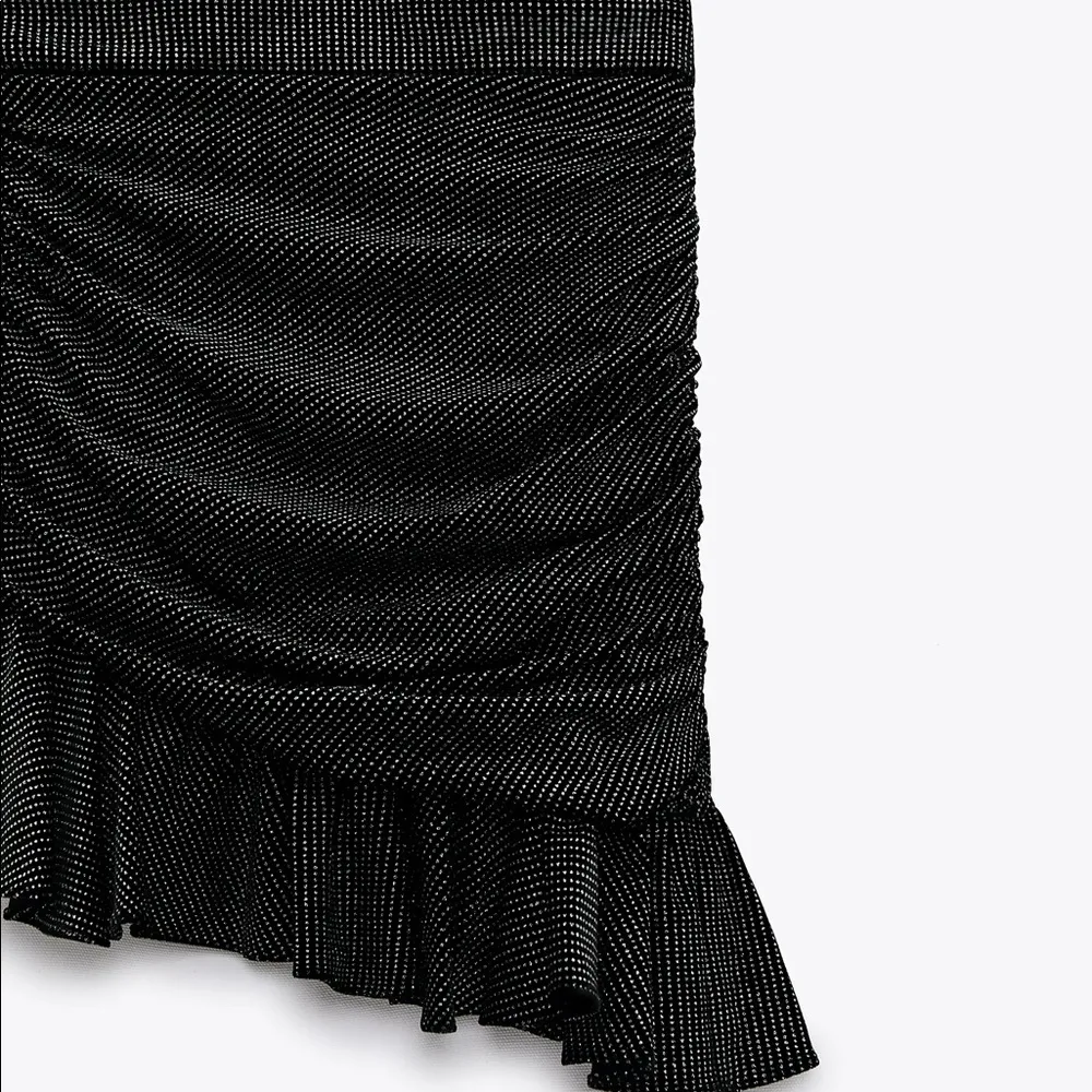 NWT ZARA SPARKLY RUCHED SKIRT Holiday Festive Bloggers Fav - Image 5
