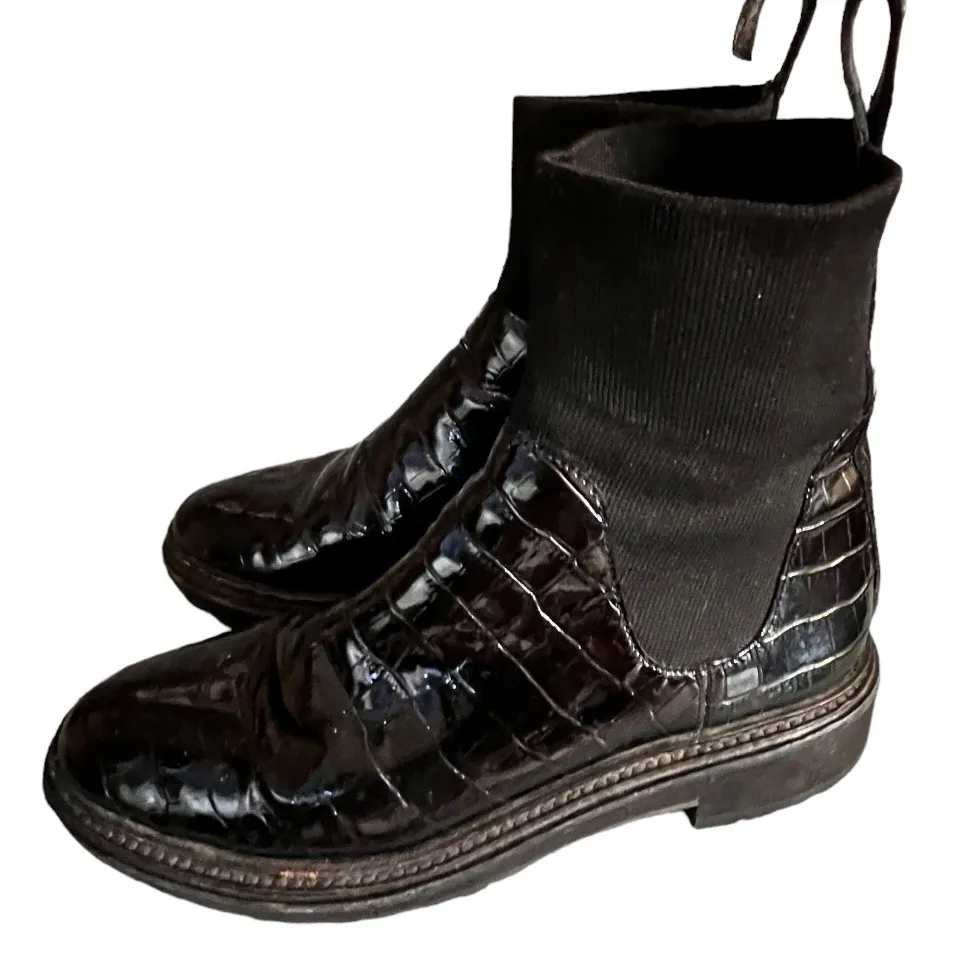 Loeffler Randall Black‎ Leather Boots - Image 4