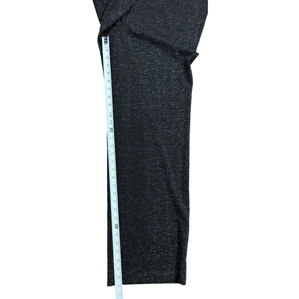 NWOT Donna Morgan Womens Jumpsuit Size 12 Black Sparkly V-Neck Sleeveless - Image 6