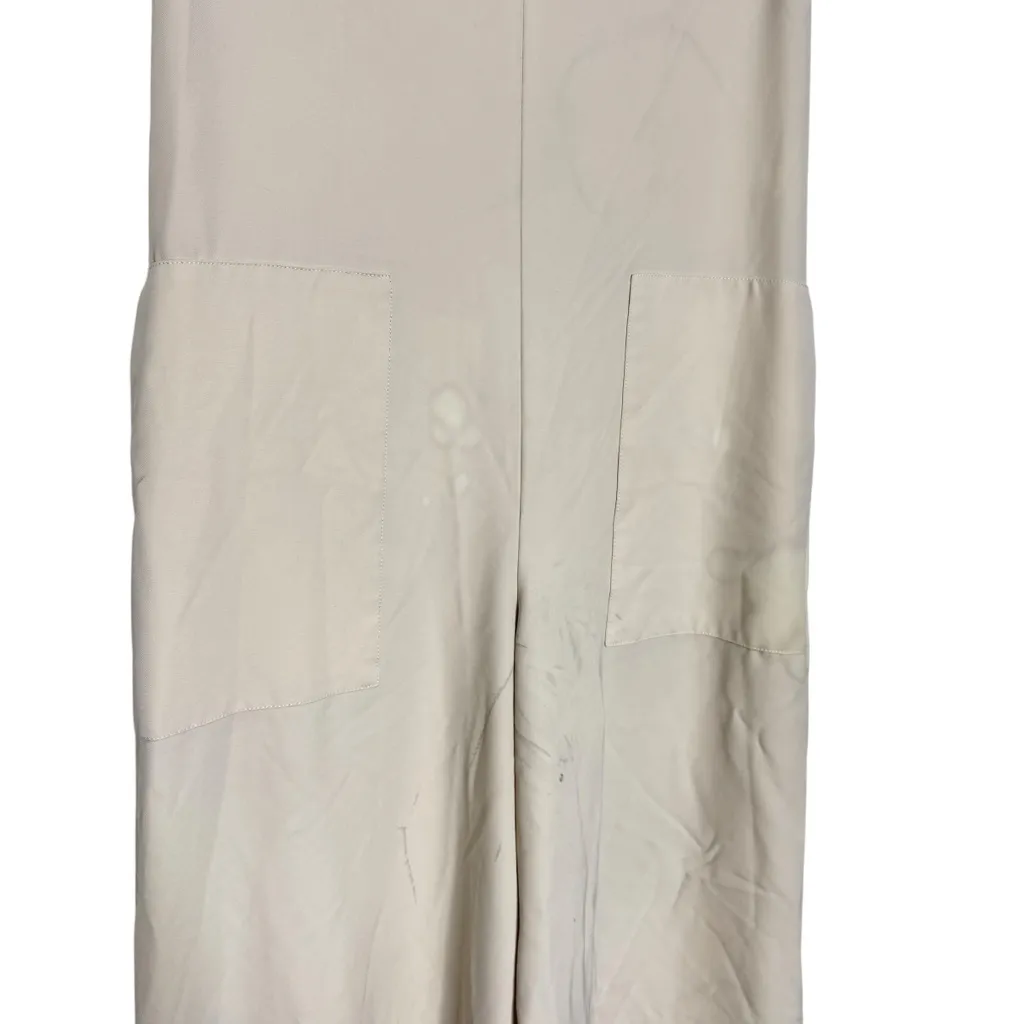Marina Moscone Cream Jumpsuit Size 12 - Image 4