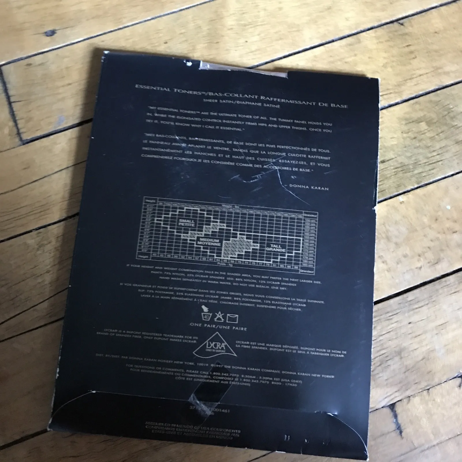 DONNA KARAN PANTYHOSE ESSENTIAL TONERS DARK NUDE TUMMY THIGHS+ A16 TALL NIP NOS - Image 5