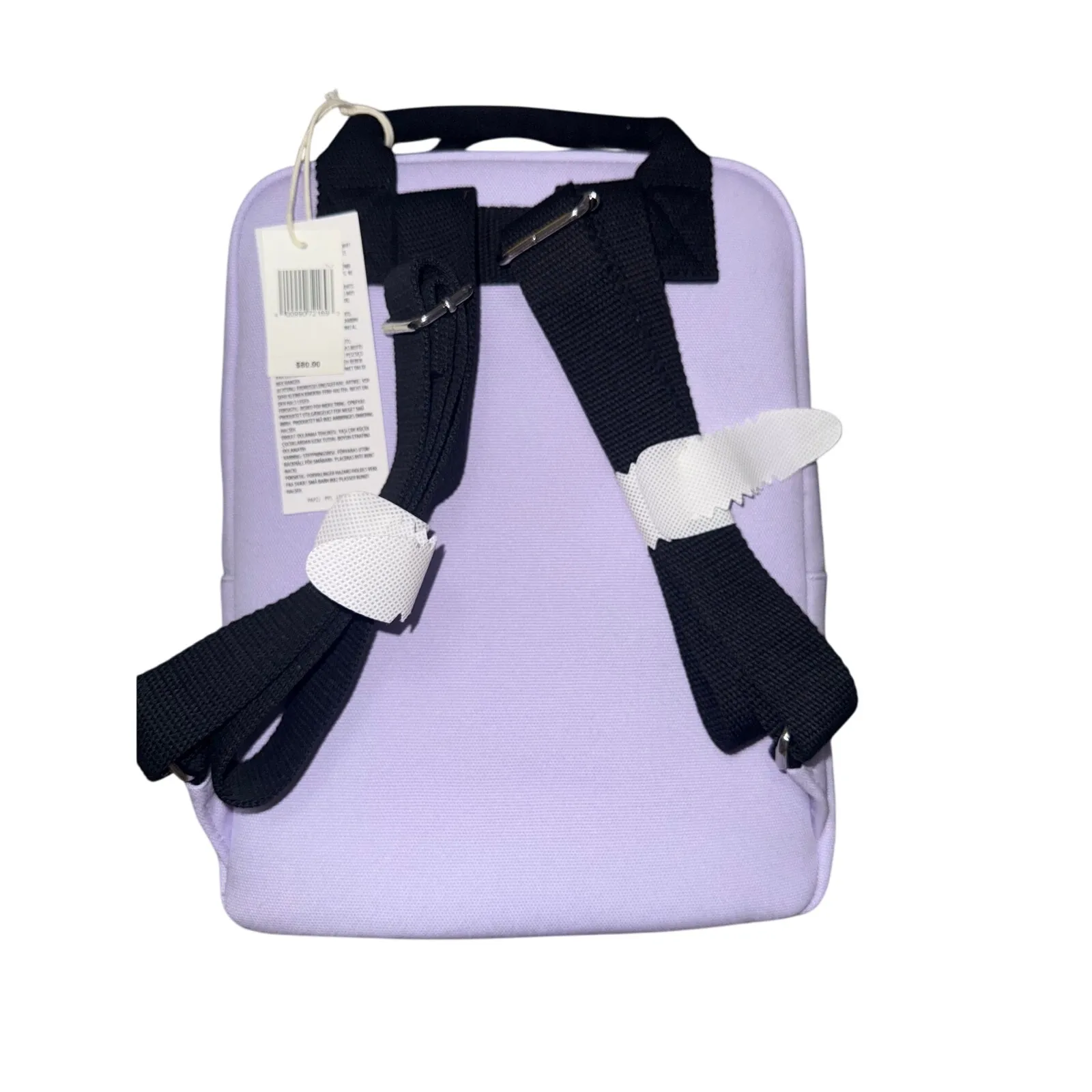 NWT Disney Parks Loungefly Mini Backpack - purple Figment Faces - Canvas WDW - Image 4