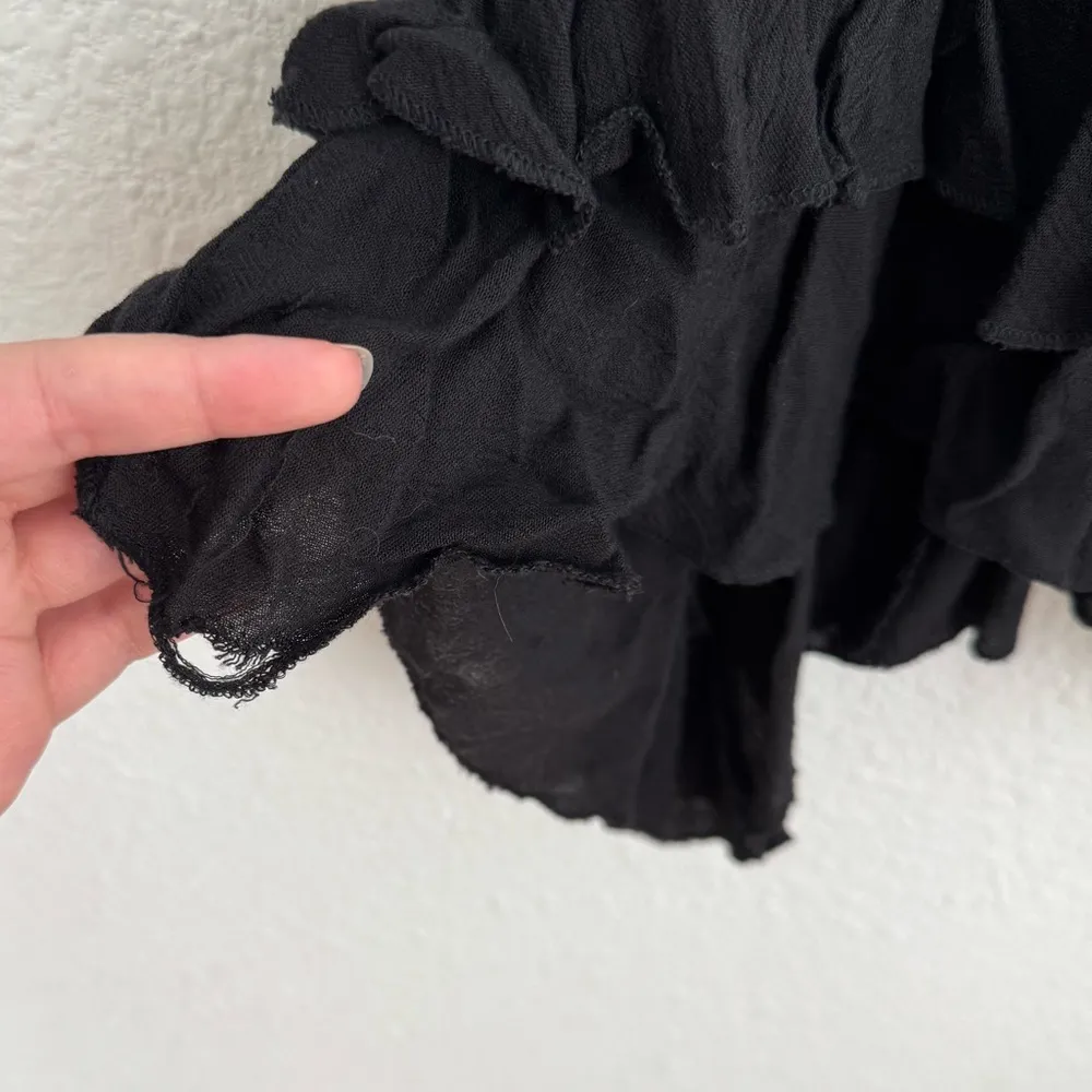 Free People FP One Adella Slip Mini Dress Black Lace
Tiered Size S - Image 4