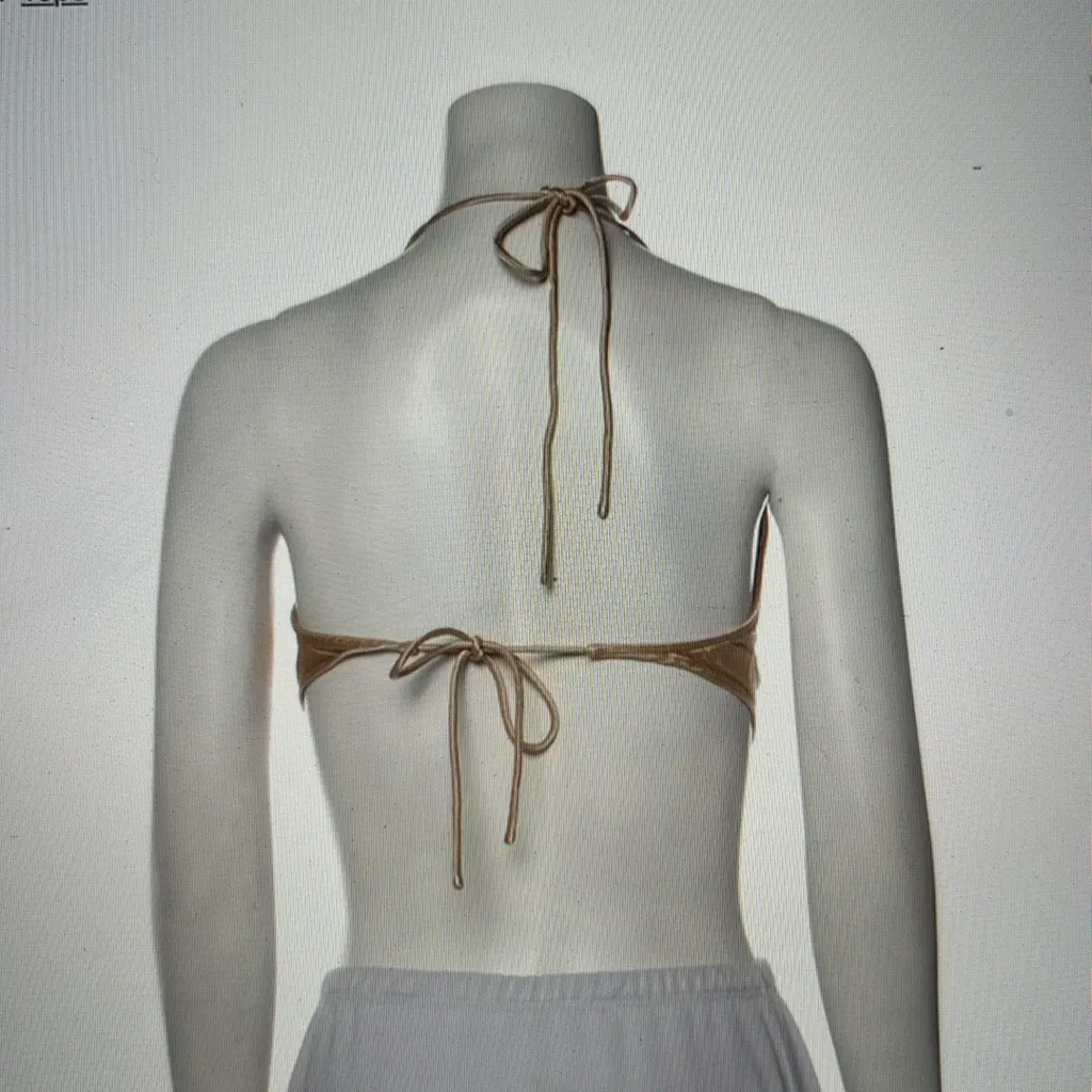 Michael Costello X Revolve Danielle Satin Halter Crop Top - Image 6