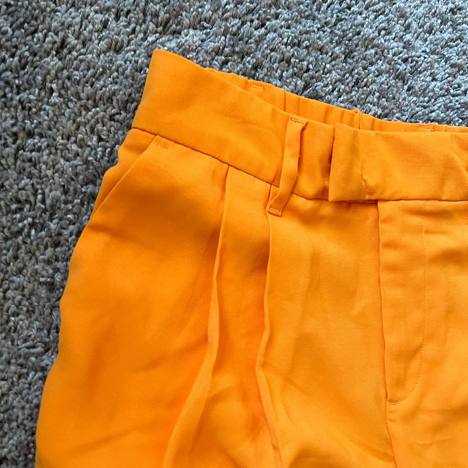 A New Day Women's Orange High-Rise Wide Leg Pants - Size 8 Short - NWT - Image 3