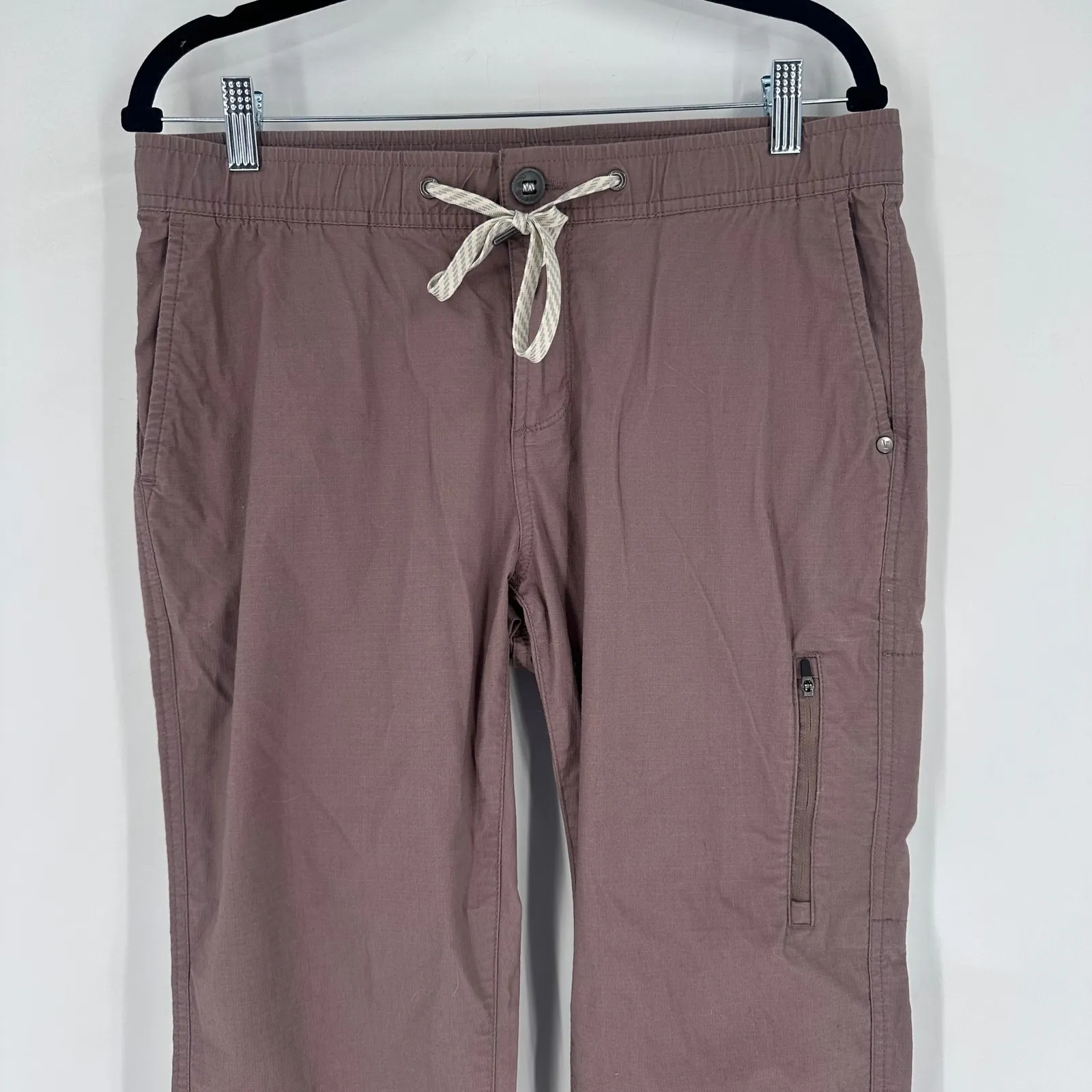 VUORI Womens Ripstop Cargo Pockets Drawstring Hazel Waist Size L - Image 9